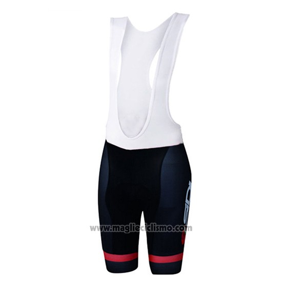 2017 Abbigliamento Ciclismo Castelli SIDI Nero Manica Corta e Salopette